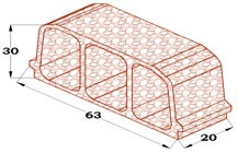 BOVEDILLA 30X20X70 ARLITA
