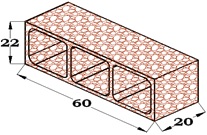 BLOQUE RETICULAR 22X20X60 ARLITA