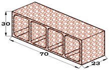 BLOQUE RETICULAR 30X23X70 ARLITA