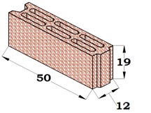 ARLIBLOCK 50X12X20 MULTICAMARA
