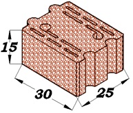 ARLIBLOCK 30X25X15 ACUSTICO