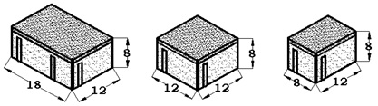 ADOQUIN BC 12 X (18-12-8) H=8 ROJOV